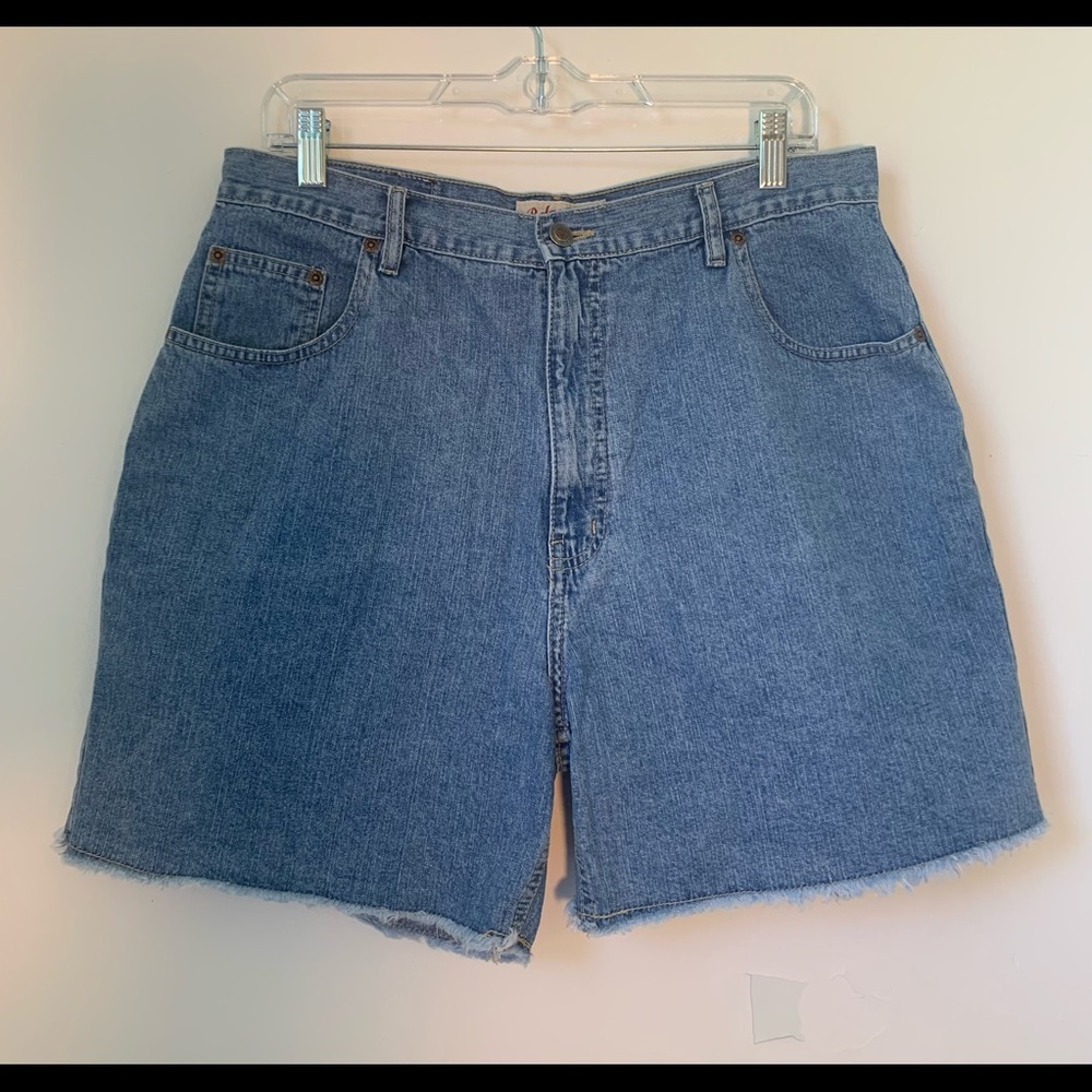Vintage St. John’s Bay High Rise Midi Jean Shorts